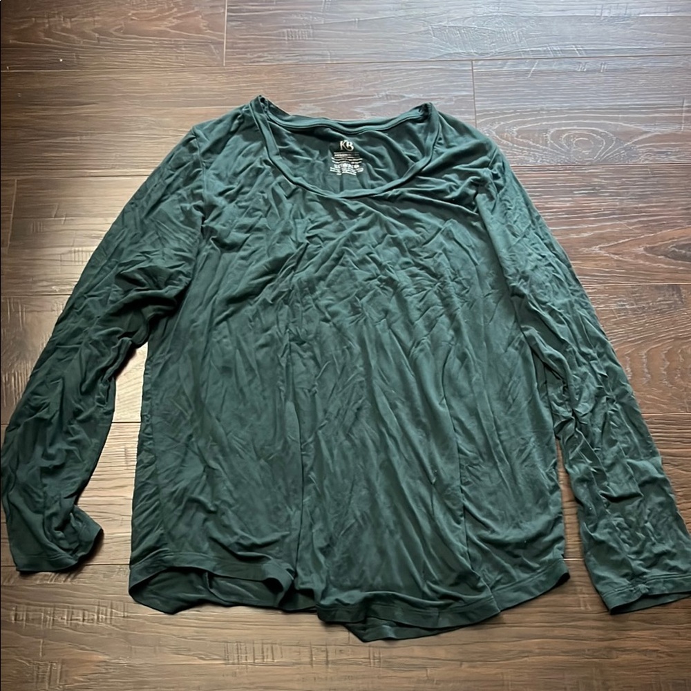 Kindred Bravely Dark Green Long Sleeve Bamboo Nursing Top